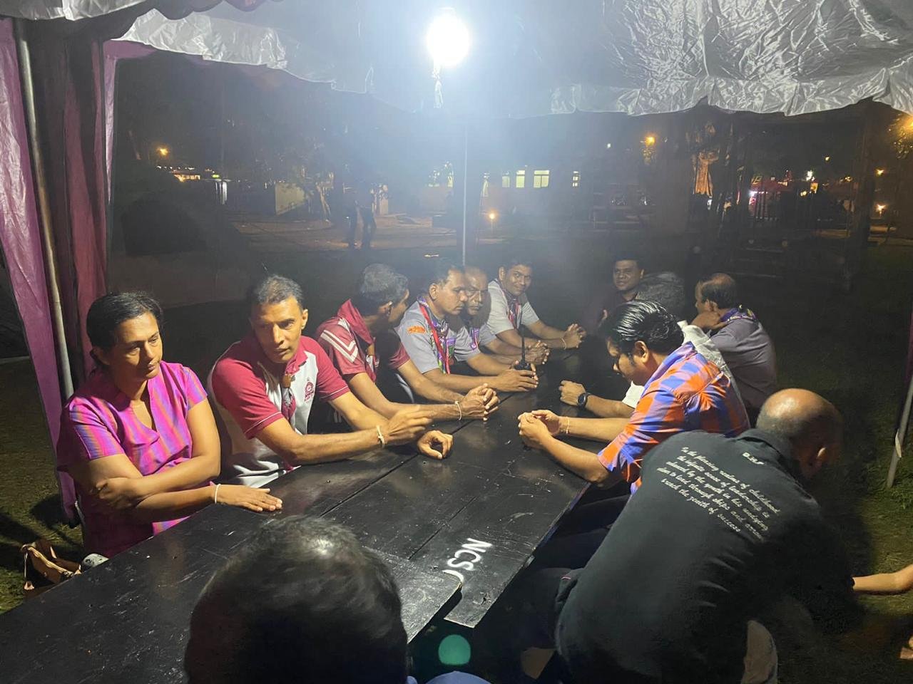 Camporee Dinner for Nalanda College Scouts