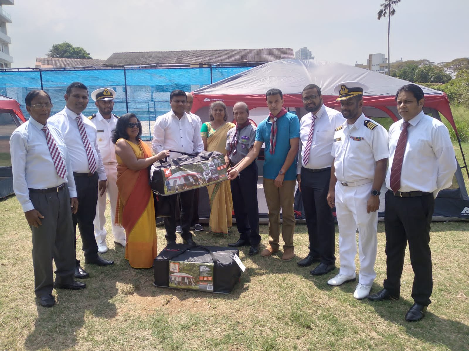 Scout Tent Donation to Nalanda College by Hasanjith Kurukulaarachchi