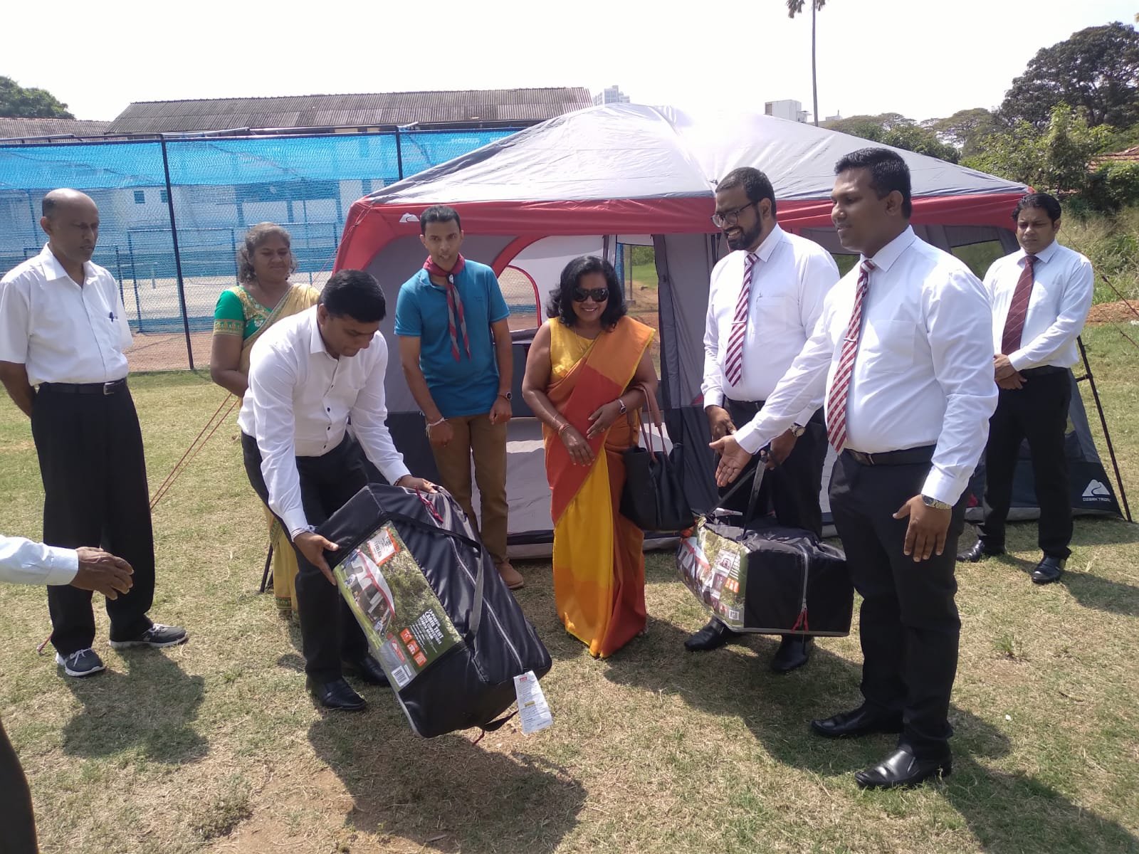 Scout Tent Donation to Nalanda College by Hasanjith Kurukulaarachchi