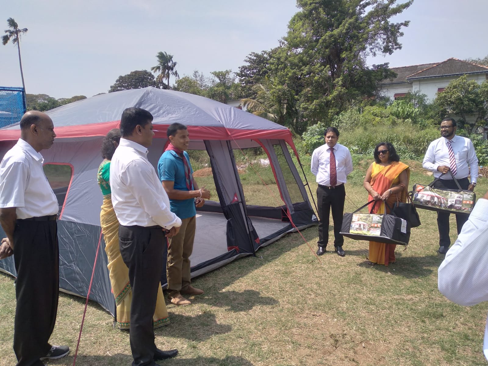 Scout Tent Donation to Nalanda College by Hasanjith Kurukulaarachchi