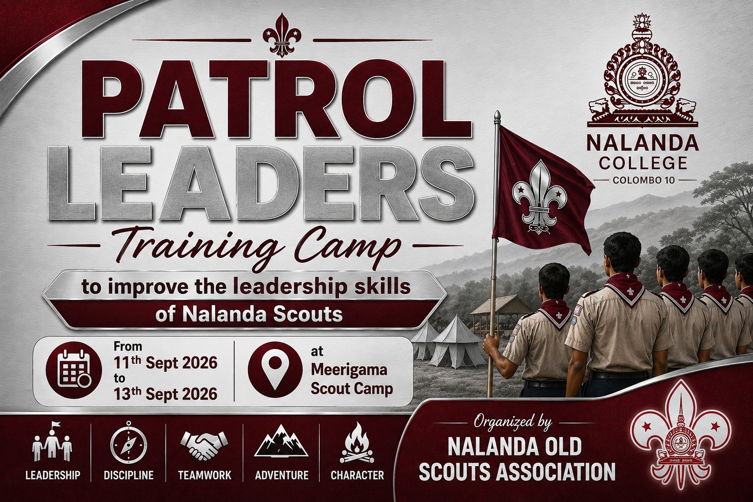 Patrol Leaders Training Camp – 2026